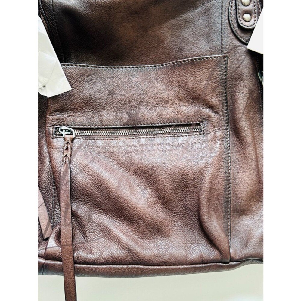 FREE PEOPLE We The Free Emerson Tote In Bitter Bark NWT - Picture 5 of 13